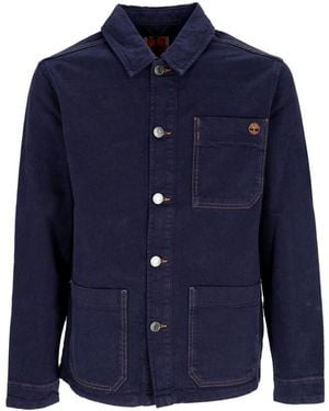 Timberland Workwear Jacket Wf Chore Jacket - Blue