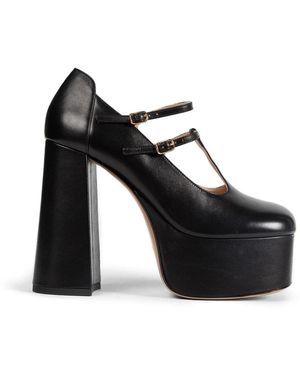 Chloé Loti Leren Mary Jane Pumps - Zwart