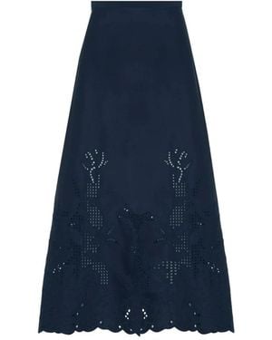 Beatrice B. Midi Skirts - Blue