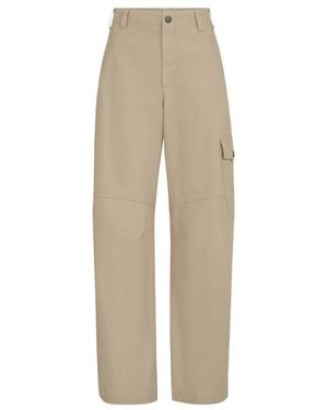 Brunello Cucinelli Broeken ,Wijde Broek - Naturel