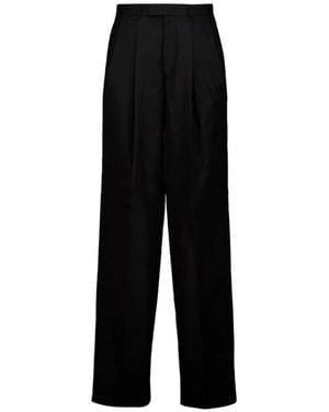 Givenchy Anzughose Mit Weitem Bein Und Bundfalten - Schwarz
