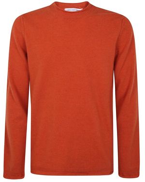Comme des Garçons Gestricktes Herrenhemd - Rot