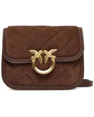 Pinko Cross Body Bags - Marrón