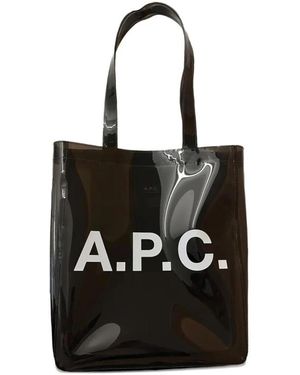 A.P.C. Tassen ,Zwart ,Tote Bags