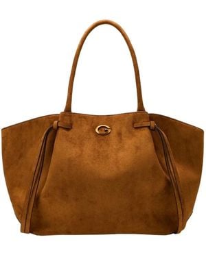 Guess Tote Bags - Marrone