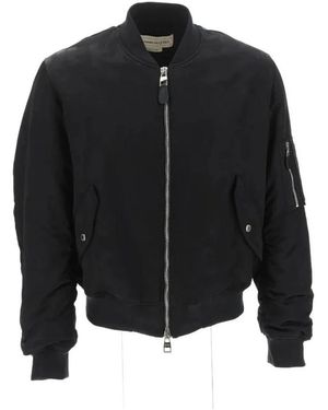 McQueen Bomber Jackets - Black