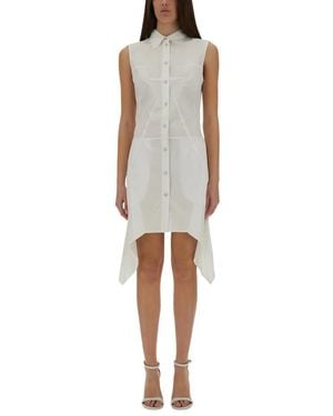 Helmut Lang Kleedjes ,Wit ,Bustier Sh Dress