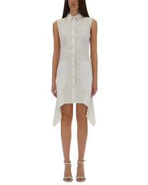 Helmut Lang Shirt Dresses - Blanc