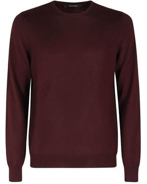 Tagliatore Round-Neck Knitwear - Purple