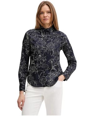 GANT Floral Buttoned Shirt - Zwart