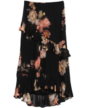 Zimmermann Midi Skirts - Black