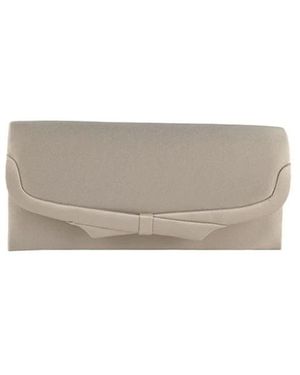 Anna Cecere Stoff-Abendtasche - Grau
