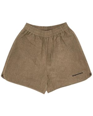 Acupuncture Short Shorts - Brown