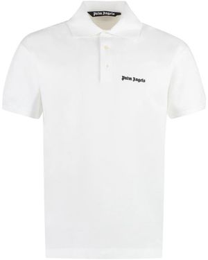 Palm Angels Polo Shirts - White