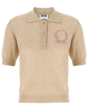 Moschino Round-Neck Knitwear - Neutre