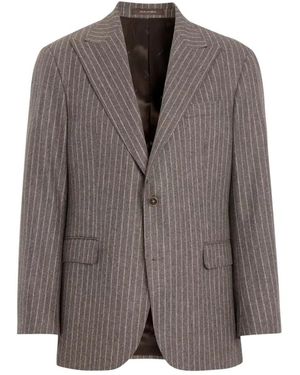 Oscar Jacobson Formal Blazers - Marron