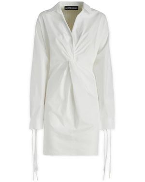 ANDREA ADAMO Shirt Dresses - Blanco