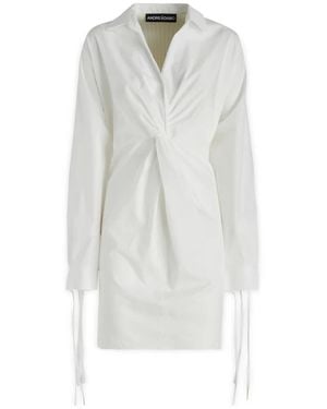 ANDREA ADAMO Shirt Dresses - Bianco