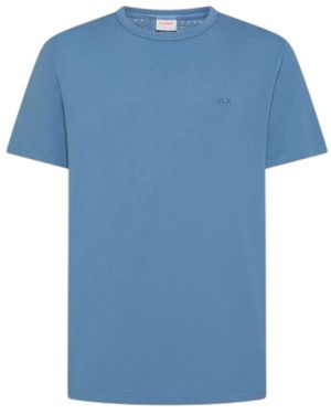 Sun 68 T-Shirts - Blue