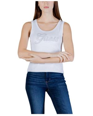 Guess Sleeveless Tops - Blue