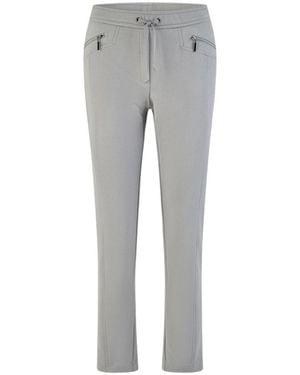 Rabe Slim-Fit-Hose - Grau