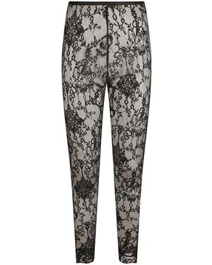 Givenchy Zwarte Stretch Leggings - Grijs