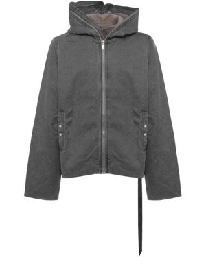 Rick Owens Gimp Zipfront Jacket - Grijs