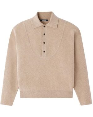 Jacquemus Round-Neck Knitwear - Natural