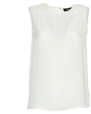 Theory Sleeveless Tops - Blanc