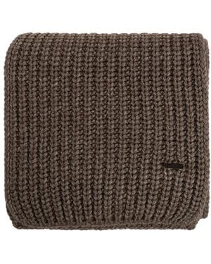 DSquared² Wollschal Mit Eingenähtem Logo - Braun