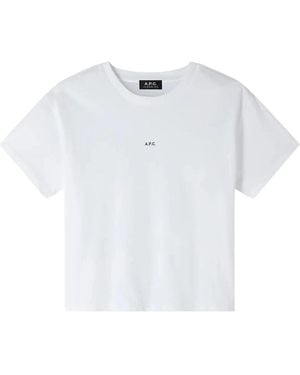 A.P.C. T-Shirts - White