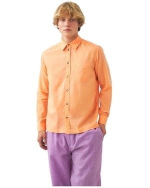 Antik Batik Chemise Robin - Oranje