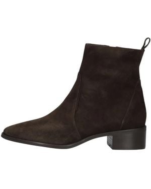 Notre-v Schoenen ,Bruin ,Suède Enkellaars