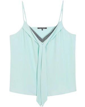 Luisa Cerano Sleeveless Tops - Blue