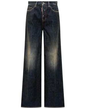 DSquared² Wide Jeans - Azul