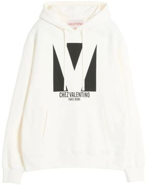 Valentino Hoodies - White