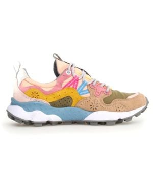 Flower Mountain Trainers - Pink