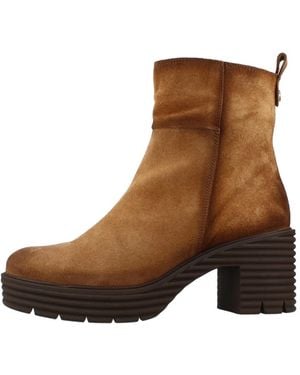 Porronet Heeled Boots - Marron