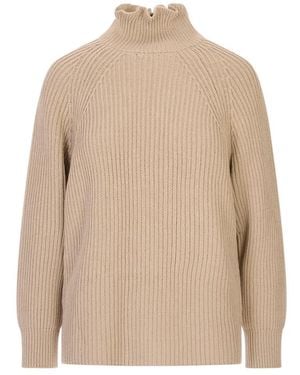 Max Mara Turtlenecks - Natural