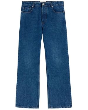 Ami Paris Blaue Denim Jeans Mit Rückenlogo