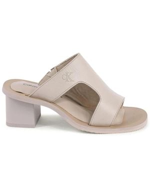 Calvin Klein Heeled Mules - Grey