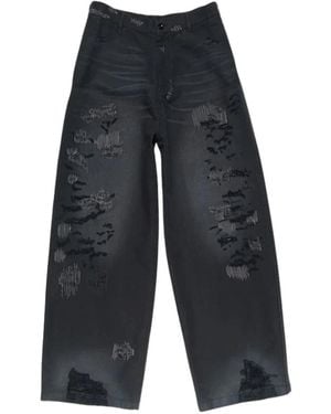 Acne Studios Wide Jeans - Blau