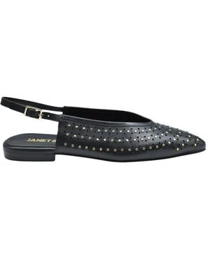 Janet & Janet Ballerina Shoes - Black