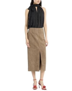 ROTATE BIRGER CHRISTENSEN Midi Skirts - Brown