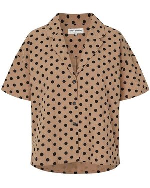 Lolly's Laundry Overhemden ,Polyester Bono Ll Shirt - Naturel