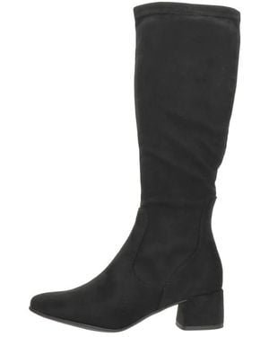 Marco Tozzi Lange Stiefel - Schwarz