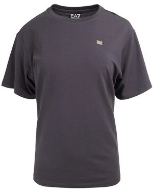 EA7 Tops ,Blauw T-Shirt Ea7 - Grijs