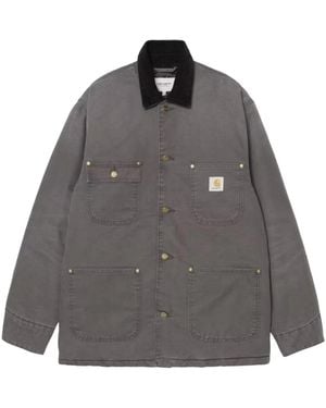 Carhartt Hamilton Graphite Chore Coat - Grau