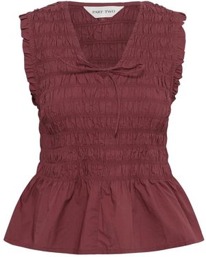 Part Two Sleeveless Tops - Morado