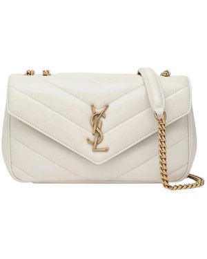 Saint Laurent Shoulder Bags - White